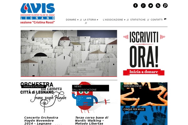 Roots theme site design template sample