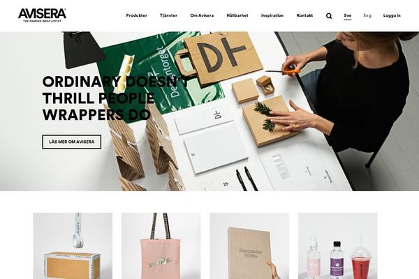 Embrace theme site design template sample