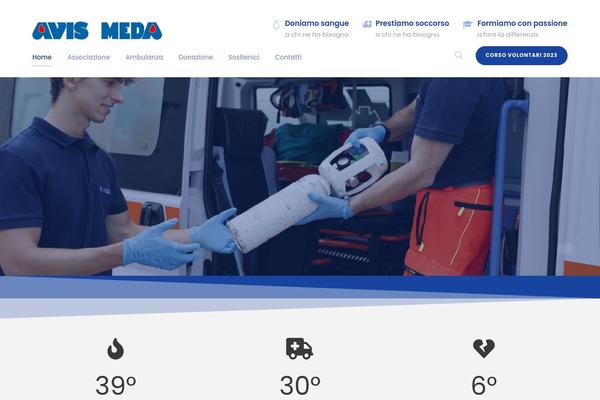 Mediz theme site design template sample