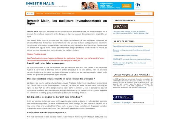 avisoptionbinaire.fr site used Forextheme