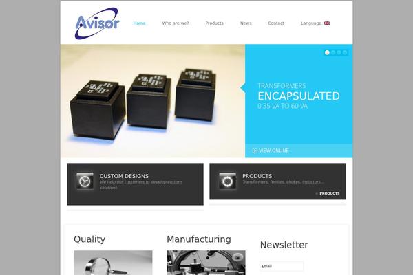 avisor.es site used Theme1372