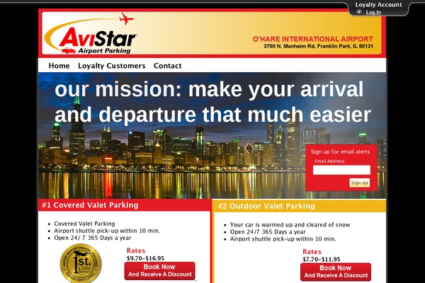 avistarparking.com site used Laz