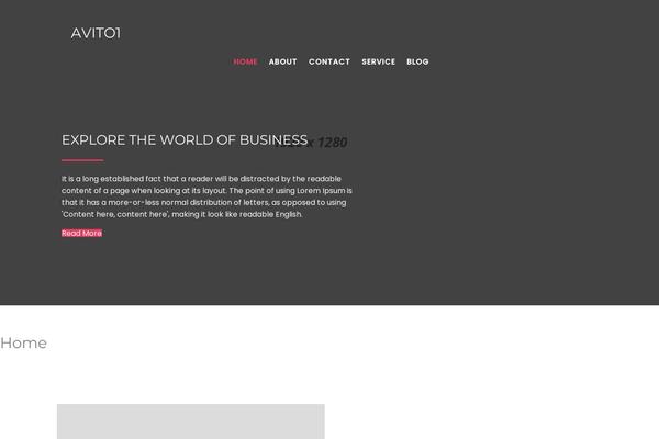 Jaxon theme site design template sample
