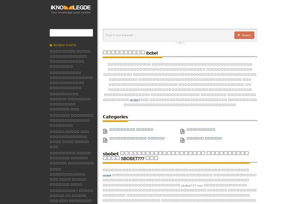 Iknowledge theme site design template sample