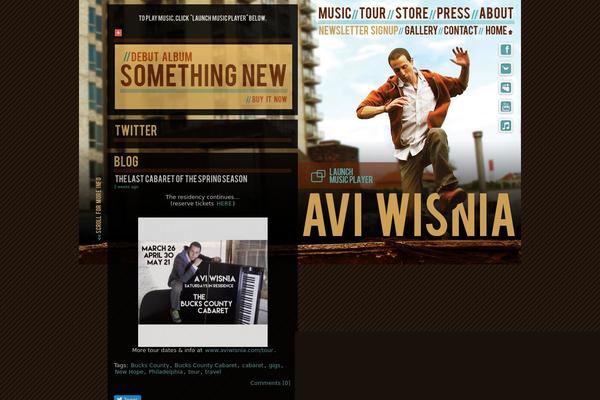 Music theme site design template sample