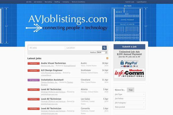 avjoblistings.com site used Jobroller