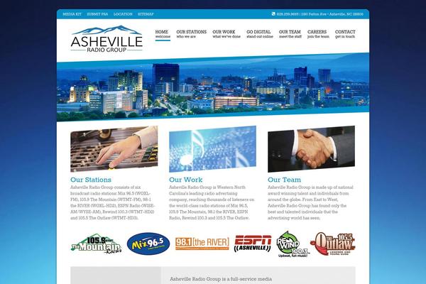 Arg theme site design template sample