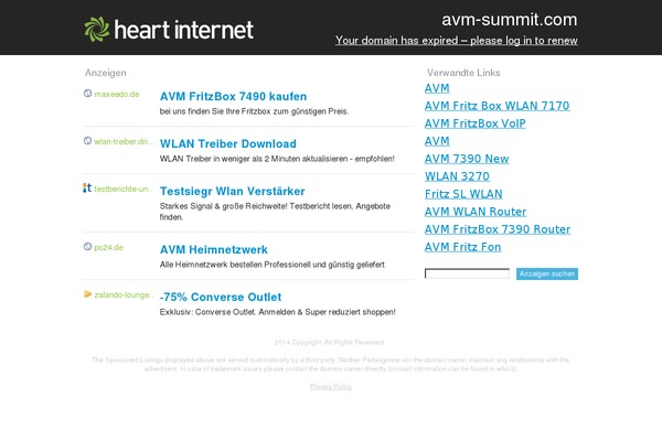 avm-summit.com site used Avm-summit