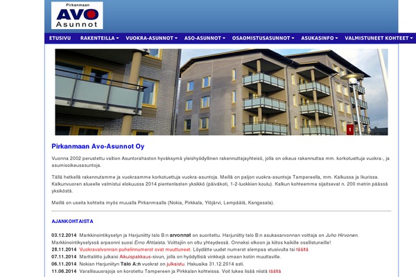 avoasunnot.fi site used LiasBlueWorld