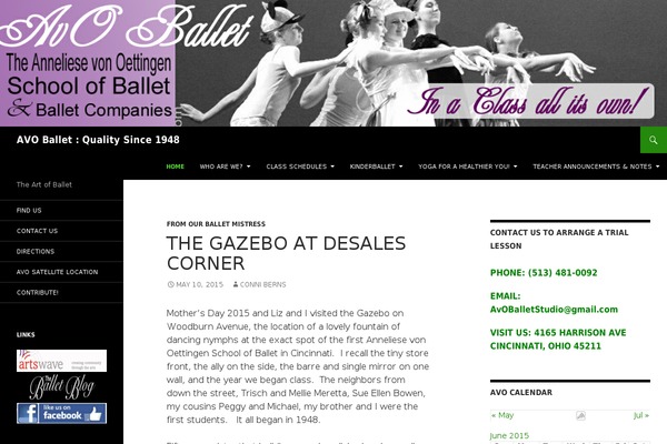 avoballet.org site used Beli