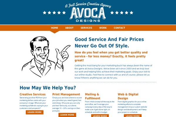 avocadesigns.com site used Avoca