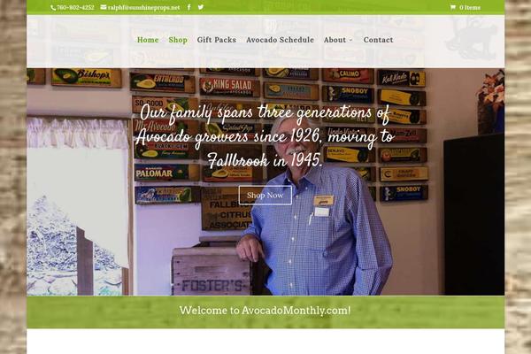 Site using MailChimp Top Bar plugin