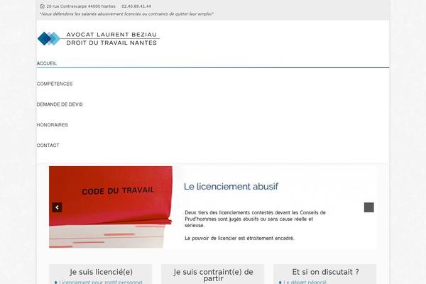 avocatbeziau.com site used Avocats-licenciement-nantes