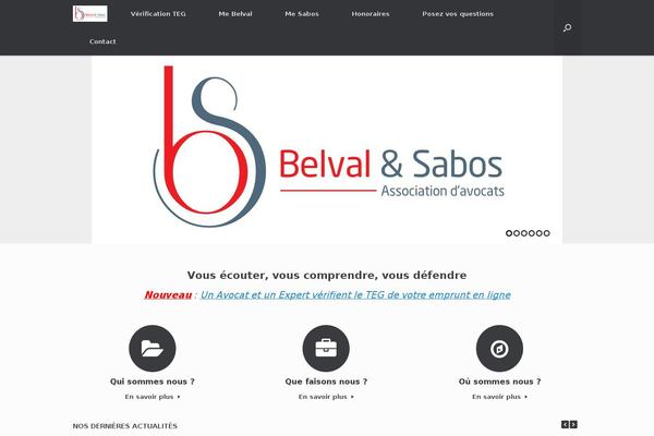 Vantage theme site design template sample