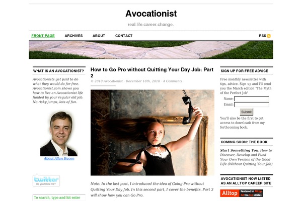 Cutline 3 Column Split theme site design template sample
