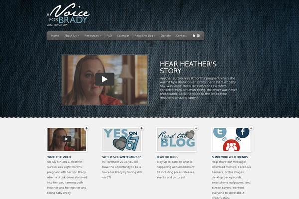 Feather theme site design template sample