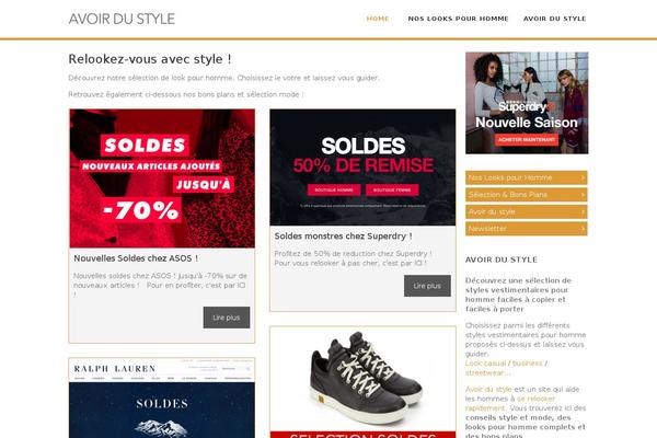 Specular-child theme site design template sample