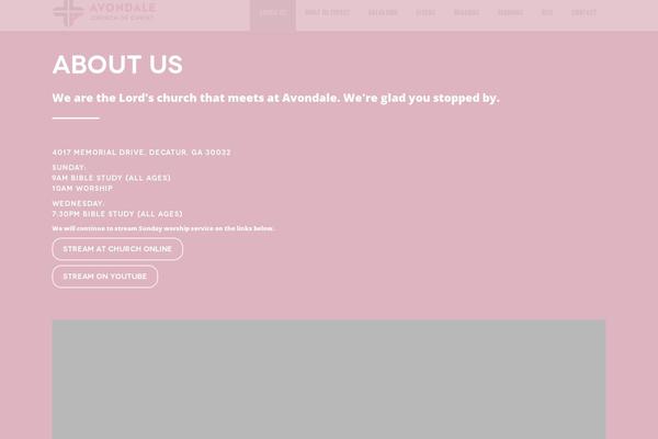 avondale-coc.org site used Versi