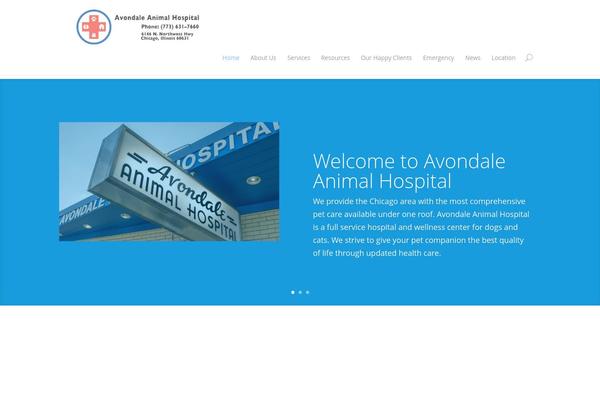 Divi theme site design template sample
