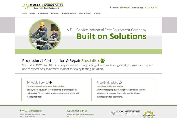 avoxtechnologies.com site used Avoxtech