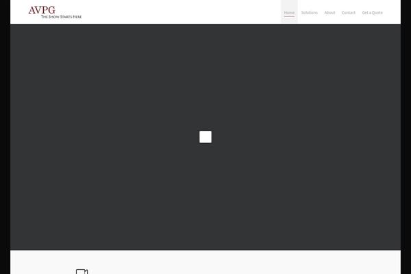 Highend theme site design template sample