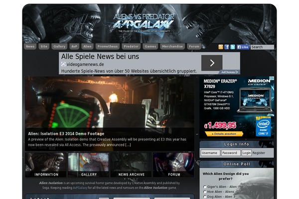 Default2 theme websites examples