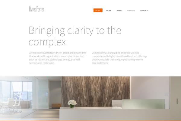 avreafoster.com site used Jewel-wp