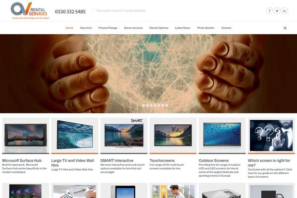 Elise theme site design template sample
