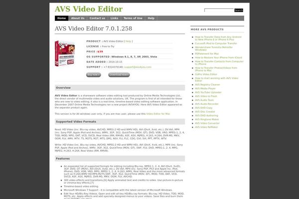 Mimbo 2.2 theme site design template sample