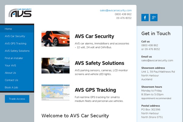 avscarsecurity.com site used Avs-car-security