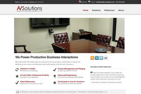 Clearly Modern theme site design template sample