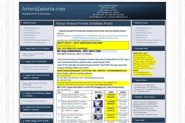 Site using CataBlog plugin