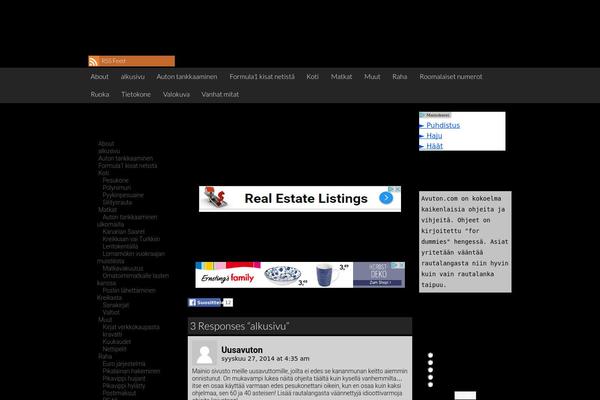 Technical-speech theme site design template sample