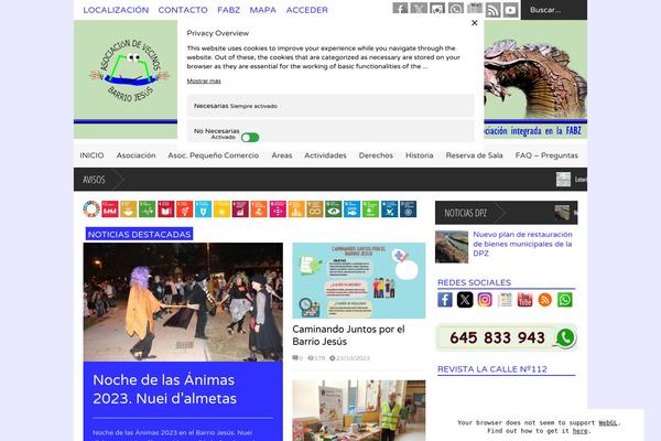 Site using Featured Video Plus plugin