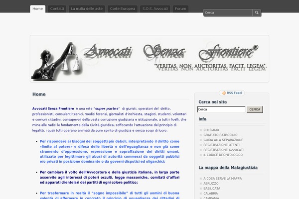 avvocatisenzafrontiere.it site used zBench