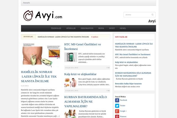 Tribune theme site design template sample