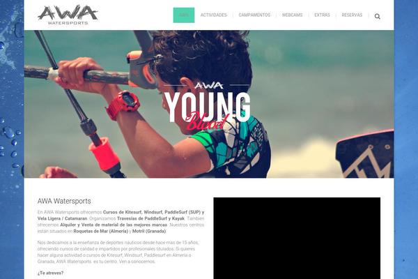 awa-watersports.com site used Bouncy-wp