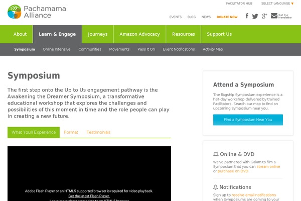 awakeningthedreamer.org site used Pachamama-v2