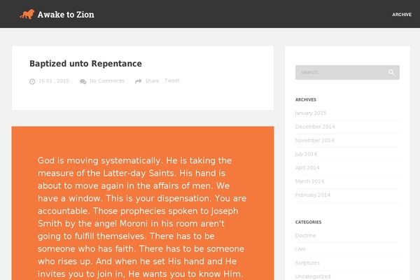 Feather theme site design template sample
