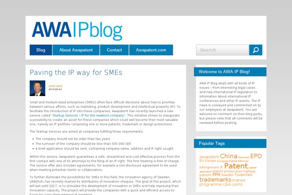 awapatentipblog.com site used Wpblog