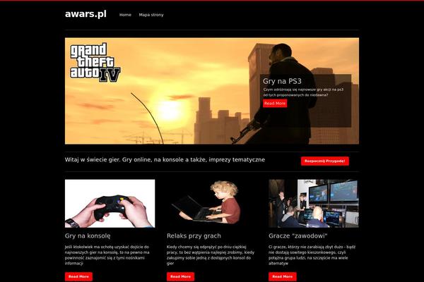 Hero theme site design template sample