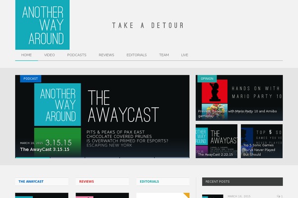 SmartMag theme site design template sample