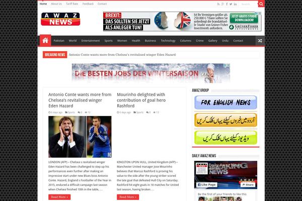 awaznews.com site used Awaz