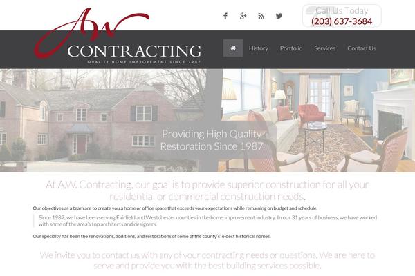 Ultimatum theme site design template sample