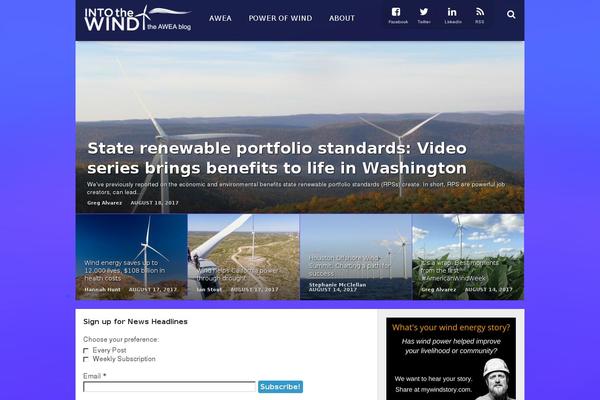 aweablog.org site used Aevent