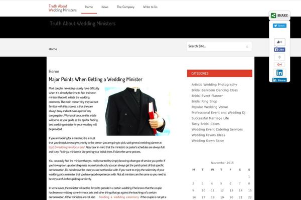 Reddish theme site design template sample