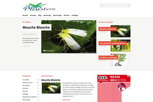 Magazine Explorer theme site design template sample