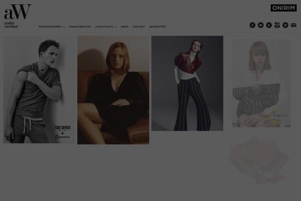 Studiofolio theme site design template sample