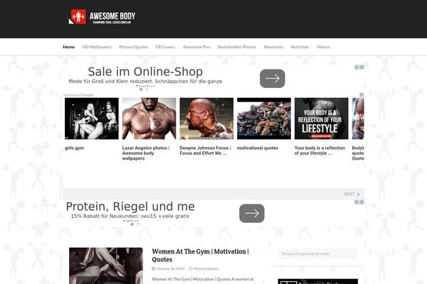 Metro Magazine theme site design template sample
