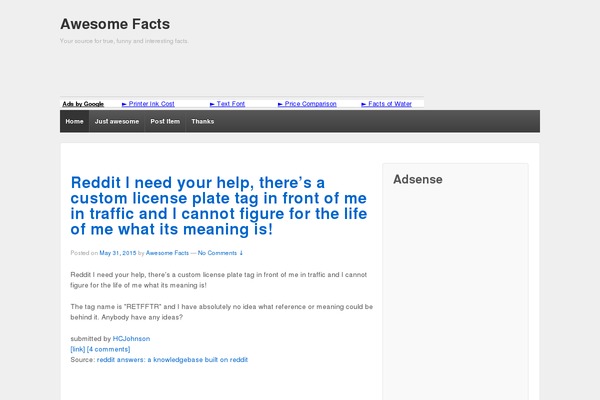 Site using Google AdSense by BestWebSoft plugin